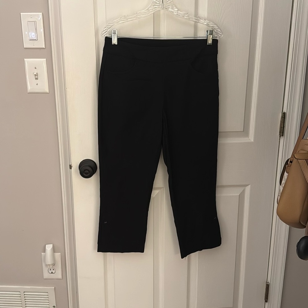 Tribal black capri pants